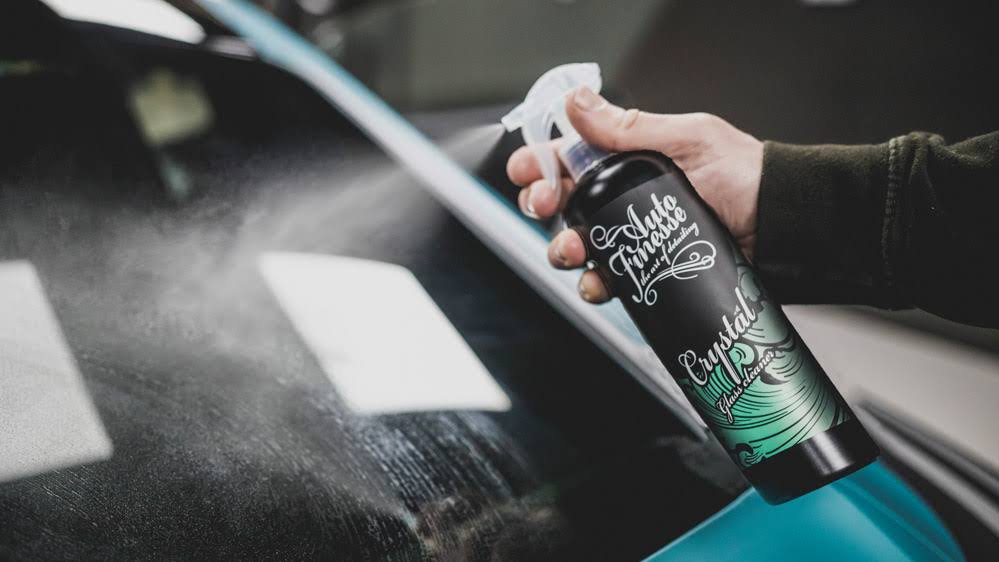 Spraying crystal