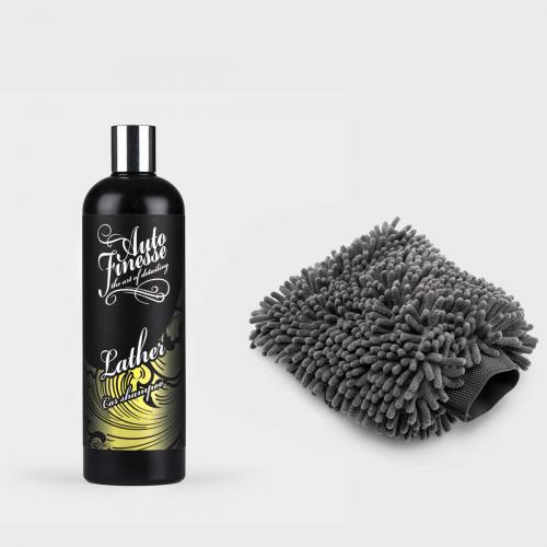 Lather and noodle wash mitt